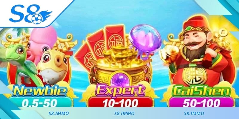 Bắt đầu trải nghiệm với nhiều phòng chơi