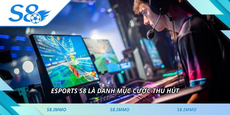 Esports S8 là danh mục cược thu hút
