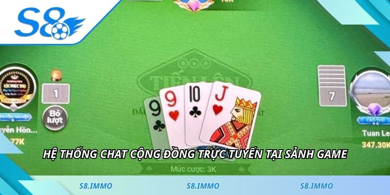 Hệ thống chat cộng đồng trực tuyến tại sảnh game