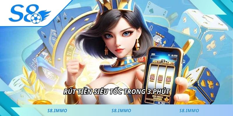 Rút tiền siêu tốc trong 3 phút