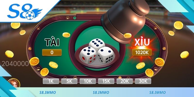 Tài Xỉu S8 là game được phát triển từ game Trung Quốc
